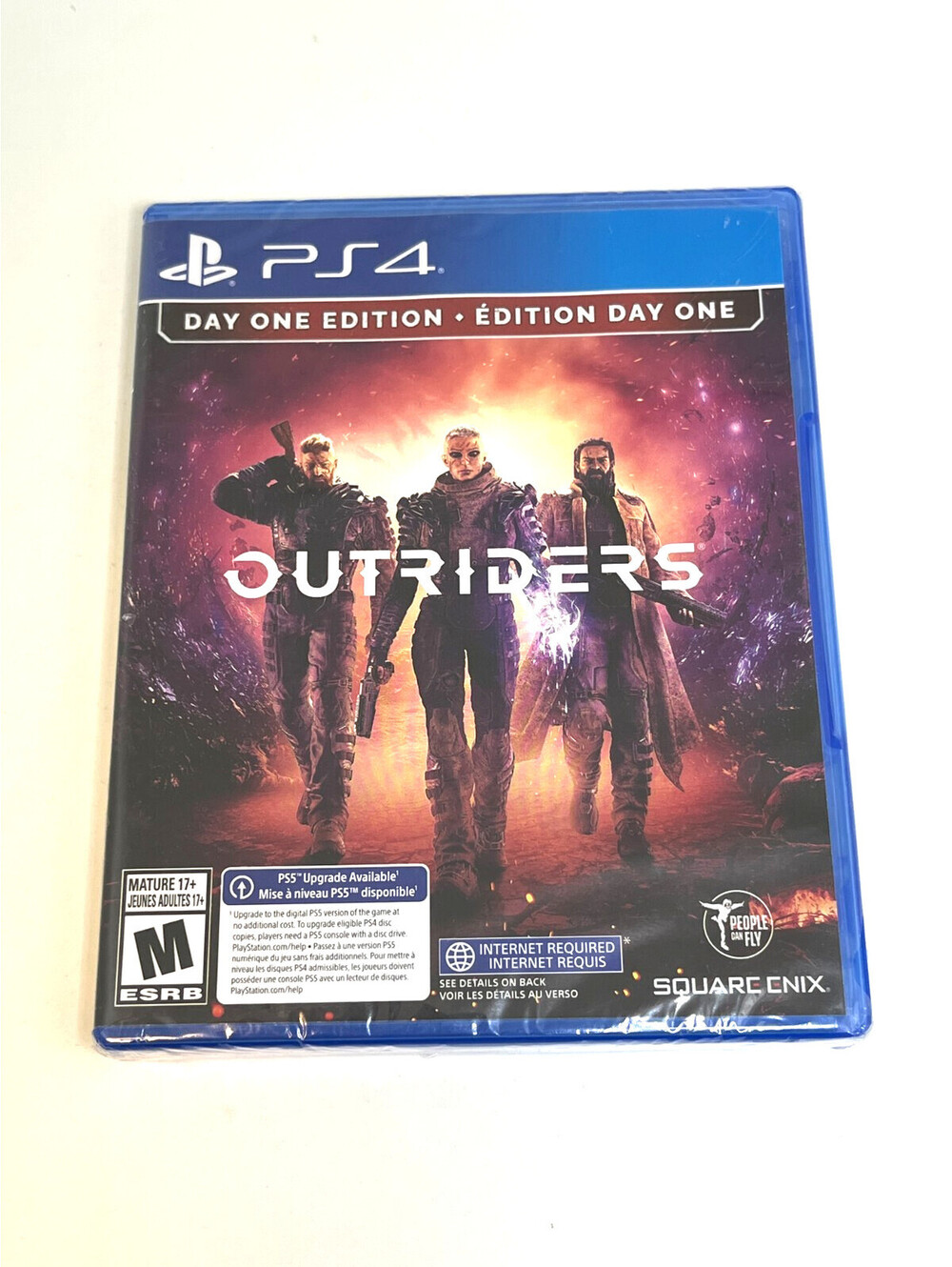 Outriders Day One Edition PS4 New Sealed Square Enix Hell's Rangers Pack